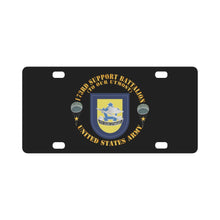 Load image into Gallery viewer, Army - Flash - DUI - 173rd Support Battalion - To Our Utmost - US Army X 300 Classic License Plate
