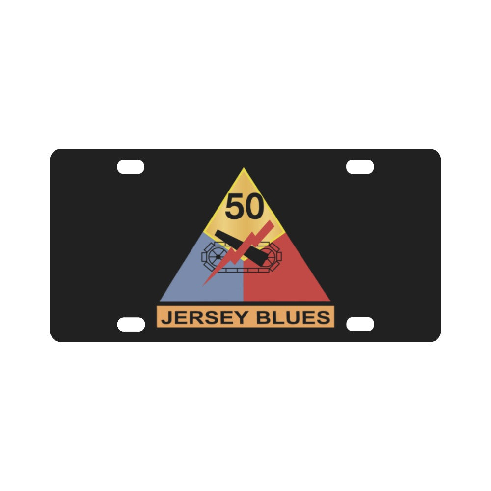 Army - 50th Armored Division - Jersey Blues wo Txt X 300 Classic License Plate