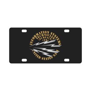 Navy - Rate - Information Systems Technician - Surface X 300 Classic License Plate