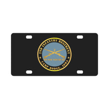 Load image into Gallery viewer, Army - 2nd Infantry Regiment Branch - Do Not Touch Me - Camp Dodge, Iowa X 300 Classic License Plate
