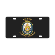 Load image into Gallery viewer, Navy - USS Ross (DDG-71) X 300 Classic License Plate
