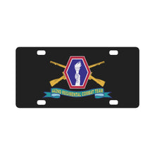 Load image into Gallery viewer, Army - 442nd Infantry Regimental Combat Team w Br - SSI - Ribbon X 300 Classic License Plate
