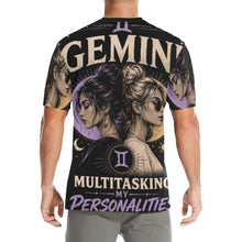 Load image into Gallery viewer, Gemini - Multitasking my personalities Men's All Over Print Crew Neck T-Shirt
