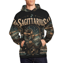 Load image into Gallery viewer, Sagittarius - adventure and wanderlust Men's All Over Print Hoodie (USA Size)
