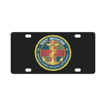 Load image into Gallery viewer, Navy Medicine - Medical Power for Naval Superiority wo Txt X 300 Classic License Plate
