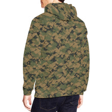 Load image into Gallery viewer, AOP Hoodie - USMC Camouflage Pattern Men's All Over Print Hoodie (USA Size) (Model H13) (Copy)

