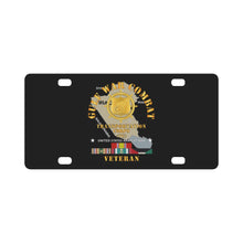 Load image into Gallery viewer, Army - Gulf War Combat Vet - Transportation Corps X 300 Classic License Plate
