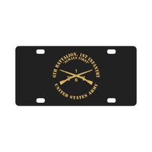 Load image into Gallery viewer, Army - 6th Battalion, 1st Infantry Regiment Branch - Always First - US Army X 300 Classic License Plate
