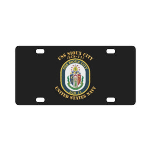 Navy - USS Sioux City (LCS-11) X 300 Classic License Plate