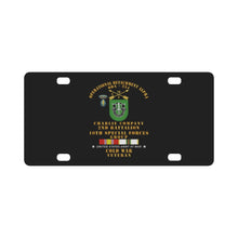 Load image into Gallery viewer, Army - ODA 234 - C Co, 2nd Bn 10th SFG w COLD SVC Classic License Plate
