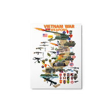 Load image into Gallery viewer, Glossy Metal prints - Map - Vietnam Units -with Wpns - Equipment
