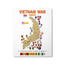 Load image into Gallery viewer, Glossy Metal prints - Map - Vietnam Units  X 300
