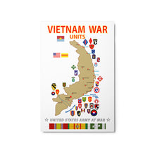 Load image into Gallery viewer, Glossy Metal prints - Map - Vietnam Units  X 300
