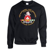 Load image into Gallery viewer, 6th Battalion, 14th Artillery Regiment - Dui - Warbonnets - Vn Svc Bar - Top X 300 T Shirt
