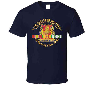 Army - Dui - 14th Infantry Regiment The Right Of The Line W Vn Svc X 300 Classic T Shirt, Crewneck Sweatshirt, Hoodie, Long Sleeve