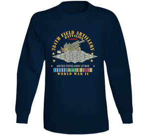 Dui - 284th Field Artillery Battalion - Dui W Br - 105mm Gun - Crew - Eur Svc Wwii X 300 Classic T Shirt, Crewneck Sweatshirt, Hoodie, Long Sleeve