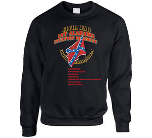 Civil War - 1st Alabama Infantry Regiment - Csa X 300 Classic T Shirt, Crewneck Sweatshirt, Hoodie, Long Sleeve