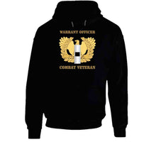 Load image into Gallery viewer, Emblem - Warrant Officer - Wo1 - Combat Veteran X 300 T Shirt

