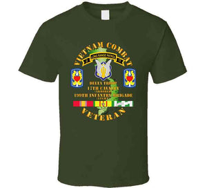 Vietnam Combat Veteran W D Troop - 17th Cav - 199th Inf Bde W Svc Classic T Shirt, Crewneck Sweatshirt, Hoodie, Long Sleeve