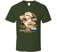 Load image into Gallery viewer, Gulf War Combat Armor Vet W 1st Armored Division X 300 T Shirt
