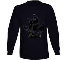 Load image into Gallery viewer, Pirate Ship - W Pirate Flag - Silhouette X 300 T Shirt
