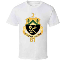 Load image into Gallery viewer, 2nd Battalion, 81st Armor - Dui W Regiment Number X 300 T Shirt
