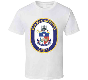 Navy - Uss San Antonio (lpd-17) Wo Txt X 300 T Shirt