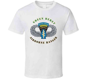 Emblem - Sof - Airborne Ranger - Green Beret X 300 T Shirt