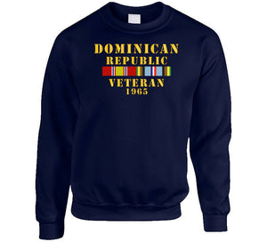 Dominican Republic Intervention Veteran W  Exp Svc Classic T Shirt, Crewneck Sweatshirt, Hoodie, Long Sleeve