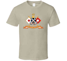 Load image into Gallery viewer, Army - 43rd Signal Battalion W Signal Branch - Br - Ribbon - Dui X 300 T Shirt
