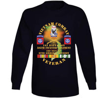 Load image into Gallery viewer, Army - Vietnam Combat Vet -1st Bn, 505th Infantry Regiment, 3rd Bde 82nd Airborne Div W  Dui - Br  W  Vn Svc X 300 T Shirt
