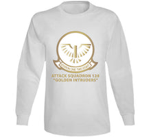 Load image into Gallery viewer, Attack Squadron 128 - Golden Intruders - White W Text X 300 Classic T Shirt, Crewneck Sweatshirt, Hoodie, Long Sleeve
