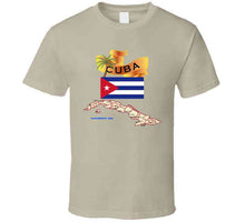 Load image into Gallery viewer, Cuba - Cuba With Palm And Map X 300 T Shirt
