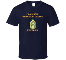 Load image into Gallery viewer, Command Sergeant Major - Csm Wtxt - Flat X 300 T Shirt
