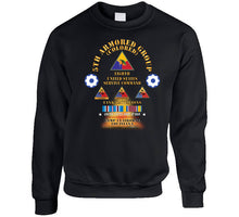 Load image into Gallery viewer, 5th Armored Group -  Camp Claiborne, La W Fire - W 758, 761, 784th Tank Bn Ssi W Dui - Am Svc X 300 T Shirt
