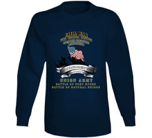 Load image into Gallery viewer, Civil War - 2nd United States Colored Infantry Regiment With Usct Bureau Banner - Usa - Battle X 300 T Shirt
