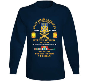 Army - 1st Battalion, 201st Artillery, 18th Fa Bde - Operation Desert Storm Veteran X 300 T Shirt