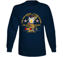 Load image into Gallery viewer, Army - 5th Squadron, 17th Cavalry - Camp Stanley - 2nd Id W Map W Korea Svc T Shirt
