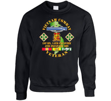 Load image into Gallery viewer, Army - Vietnam Combat Infantry Veteran W 1st Bn 14th Inf - 4th Id Ssi Classic T Shirt, Crewneck Sweatshirt, Hoodie, Long Sleeve
