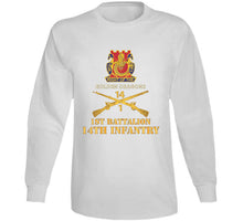 Load image into Gallery viewer, Army - 1st Bn 14th Infantry W Dui - Inf Branch X 300 Classic T Shirt, Crewneck Sweatshirt, Hoodie, Long Sleeve
