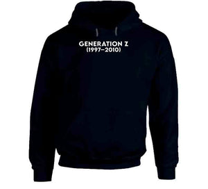 Generation Z Or Igen -  Born 1997- 2010 - White Txt X 300 T Shirt