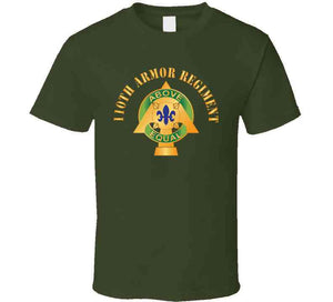 110h Armor Regiment -  Dui W Txt X 300 Classic T Shirt, Crewneck Sweatshirt, Hoodie, Long Sleeve