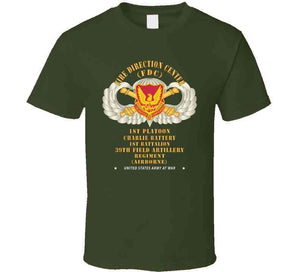 39th Field Artillery Regiment, 1st Platoon, Fdc, Charlie Battery, 1st Battalion Airborne - V1 Gold X 300 Classic T Shirt, Crewneck Sweatshirt, Hoodie, Long Sleeve