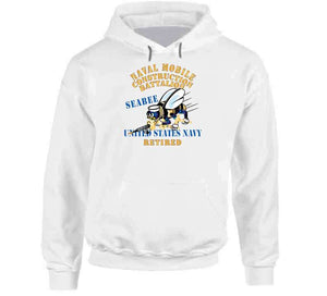 Navy - Seabee - Retired X 300 Classic T Shirt, Crewneck Sweatshirt, Hoodie, Long Sleeve