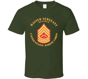 Usmc - Master Sergeant - Retired - X 300 T Shirt