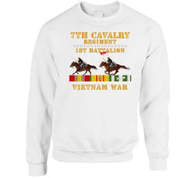 Load image into Gallery viewer, Army - 1st Battalion,  7th Cavalry Regiment - Vietnam War Wt 2 Cav Riders And Vn Svc X 300   Classic T Shirt, Crewneck Sweatshirt, Hoodie, Long Sleeve
