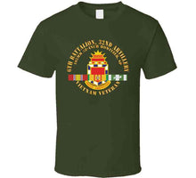 Load image into Gallery viewer, 6th Battalion, 32nd Field Artillery -vietnam Veteran W Vn Svc X 300 T Shirt
