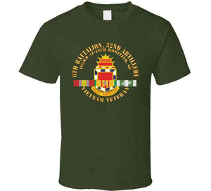 6th Battalion, 32nd Field Artillery -vietnam Veteran W Vn Svc X 300 T Shirt