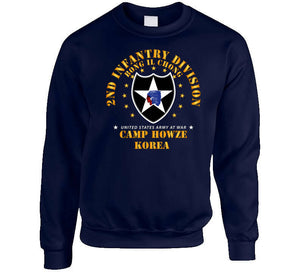 Army - 2nd Infantry Division - Camp Howze Wo Ds Classic T Shirt, Crewneck Sweatshirt, Hoodie, Long Sleeve