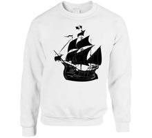 Load image into Gallery viewer, Pirate Ship - W Pirate Flag - Silhouette X 300 T Shirt

